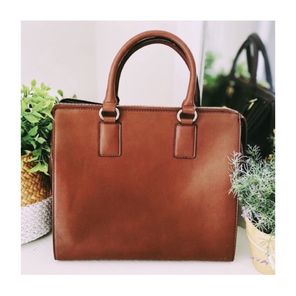 SOLD! ❌ ALDO Brown Leather Tote Bag - Picture 2 of 4